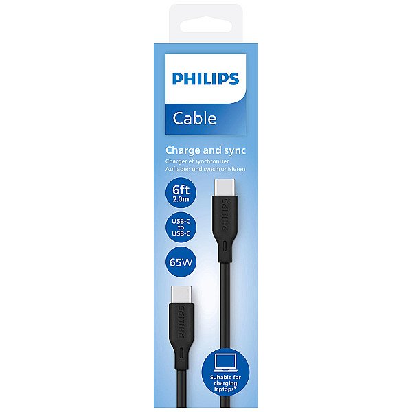 کابل شارژر USB-C ۲ متری Philips