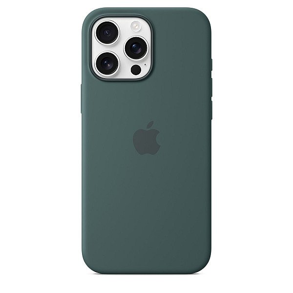 قاب سیلیکون طوسی iPhone 16 Pro Max Silicon Case